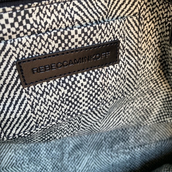 Price drop! Rebecca Minkoff large Bowery dark blue leather tote NEW!  $195 - Picture 7 of 8